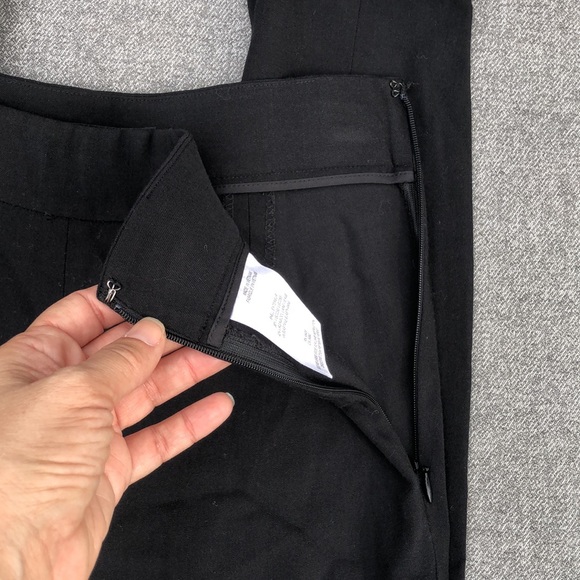Like new! - THEORY Virgin Wool & Viscose Blend Side Zip Pants w/Ankle Zippers - Picture 4 of 9